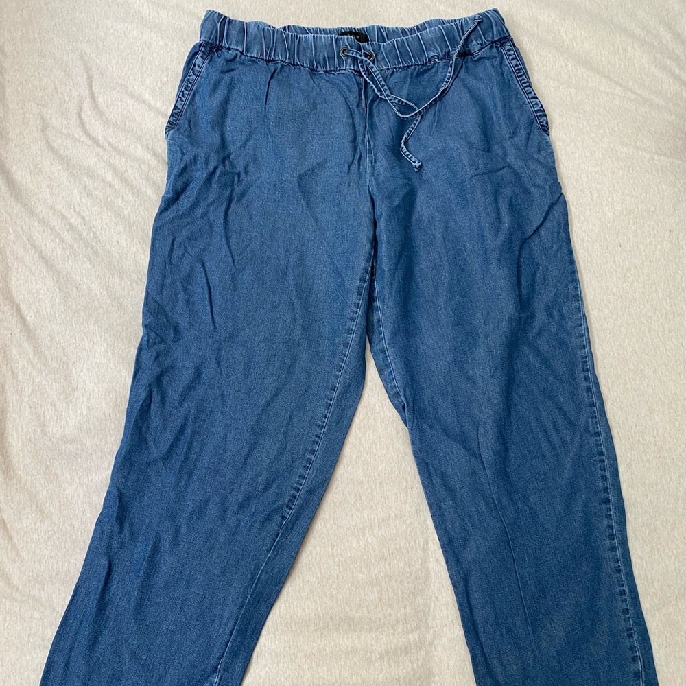J. Crew Chambray Pull-on Pants - Size S